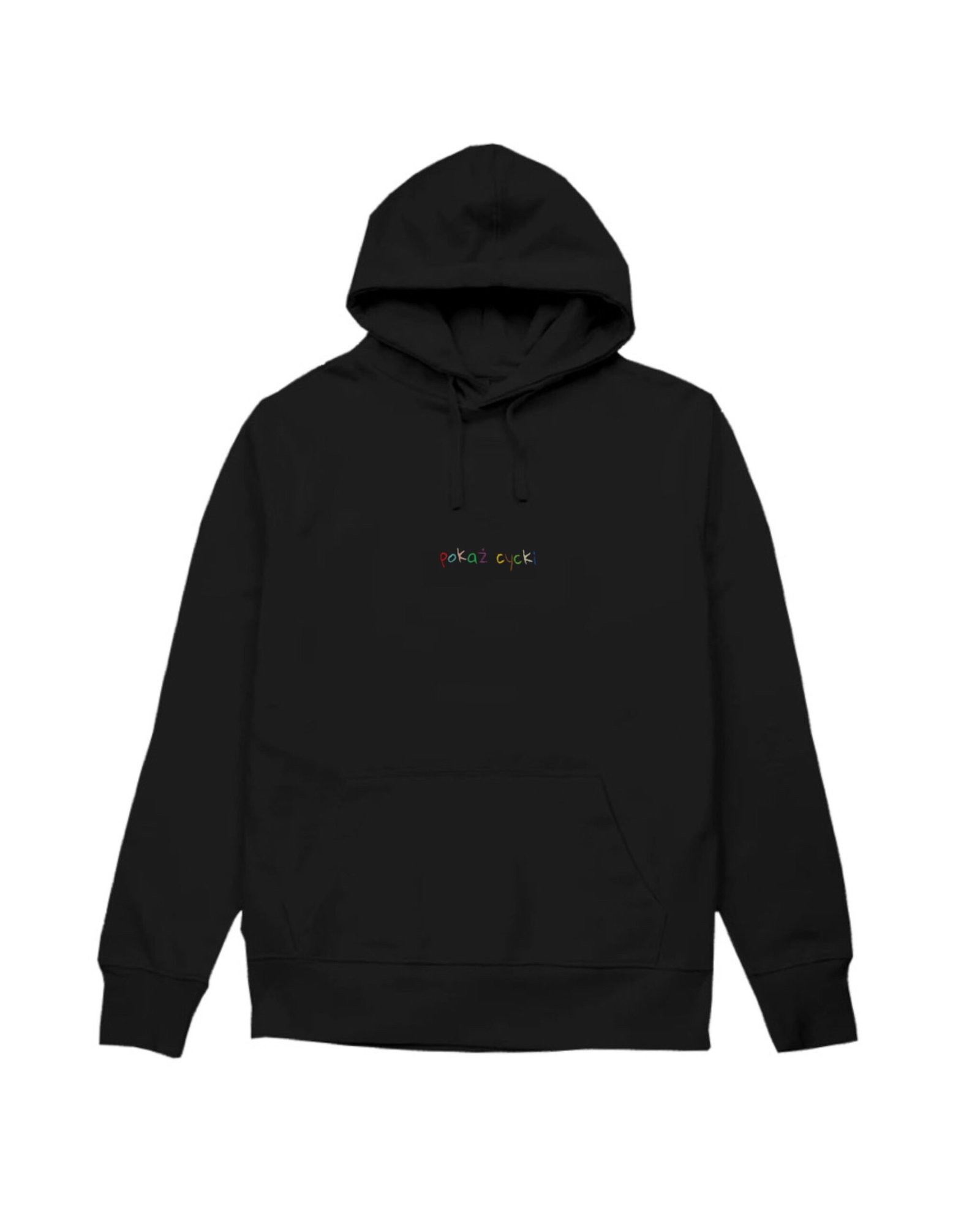 pokaz cicky hoodie black