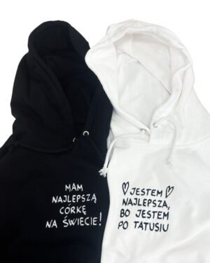 Mam najlepszą córkę/ Jestem po tatusiu Bluzy dla par 2-pack