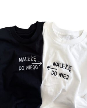 Należę do niego/ Należę do niej Koszulki dla par 2-pack