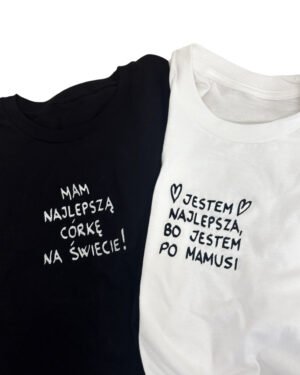 Mam najlepszą córkę/ Jestem po mamusi Koszulki dla par 2-pack