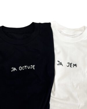 Ja gotuję/ Ja jem Koszulki dla par 2-pack