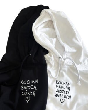 Kocham swoją córkę/ Kocham mamusię Bluzy dla par 2-pack