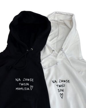 Na zawse twoja mamusia/ twój syn Bluzy dla par 2-pack
