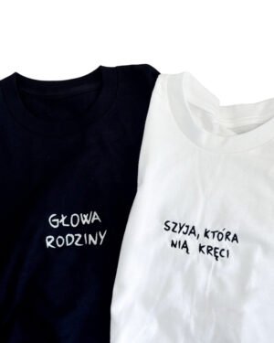 Głowa rodziny / Szyja która nią kręci Koszulki dla par 2-pack