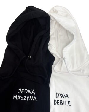 Jedna maszyna/ Dwa debile Bluzy dla par 2-pack