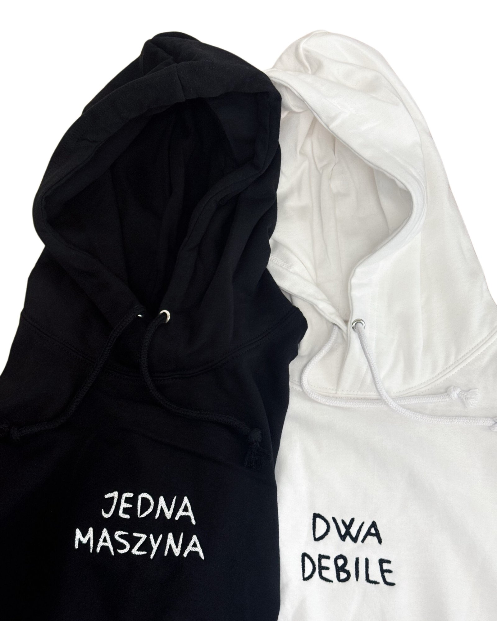 Jedna maszyna/ Dwa debile Bluzy dla par 2-pack