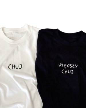 Chuj/ Większy chuj Koszulki dla par 2-pack